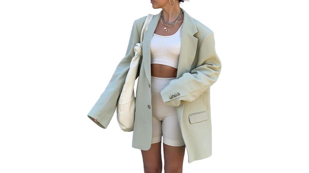 casual long sleeve blazer