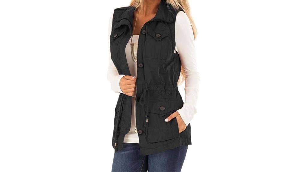 casual military utility vest