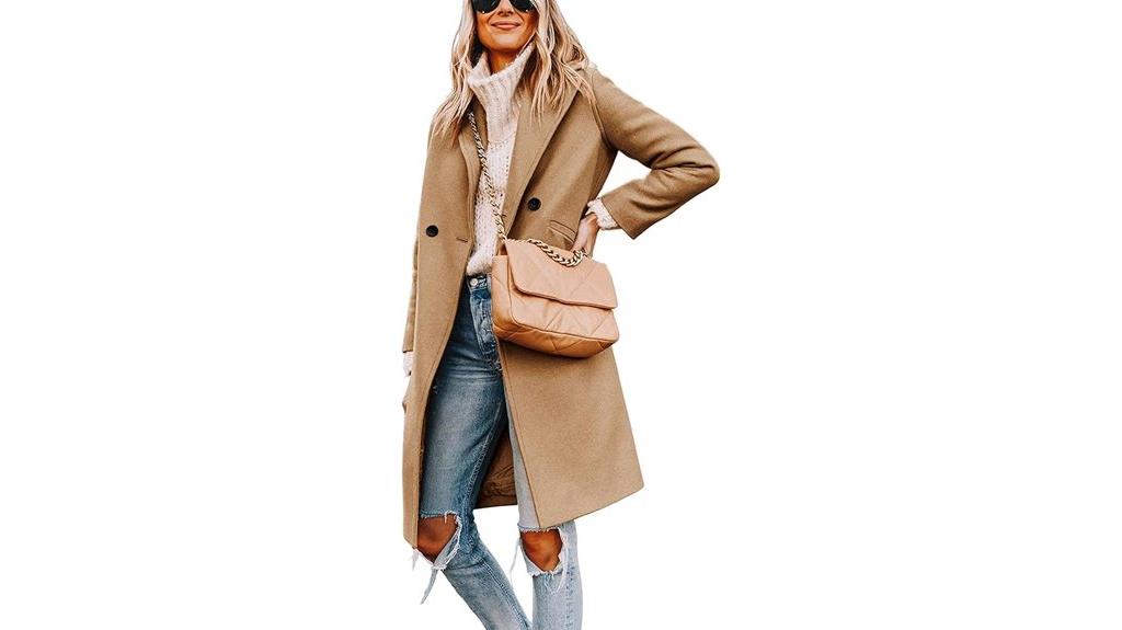casual winter wool coat