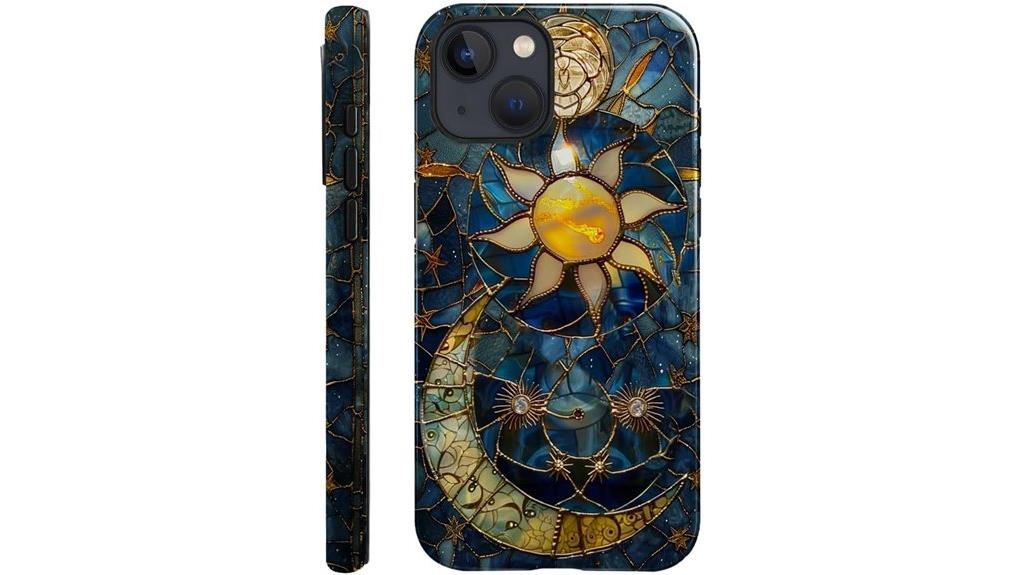 celestial moon stars case