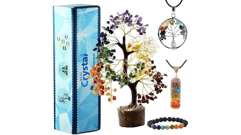 chakra healing crystal set