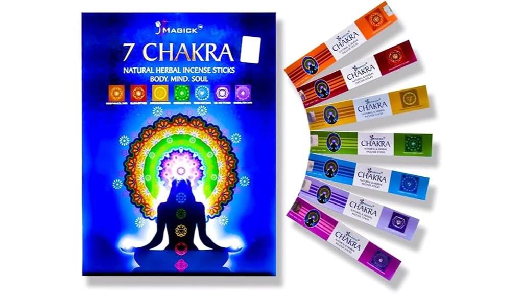 chakra incense gift set