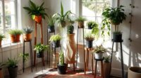 charming boho plant stand ideas