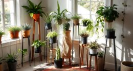 charming boho plant stand ideas