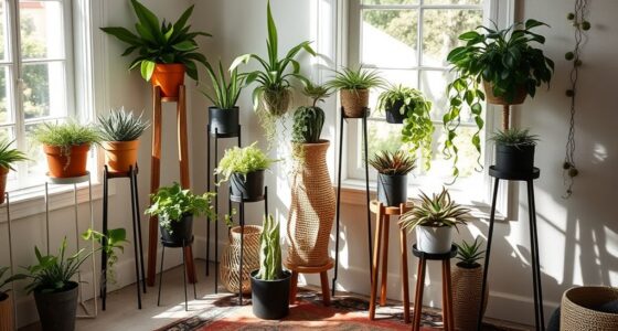 charming boho plant stand ideas