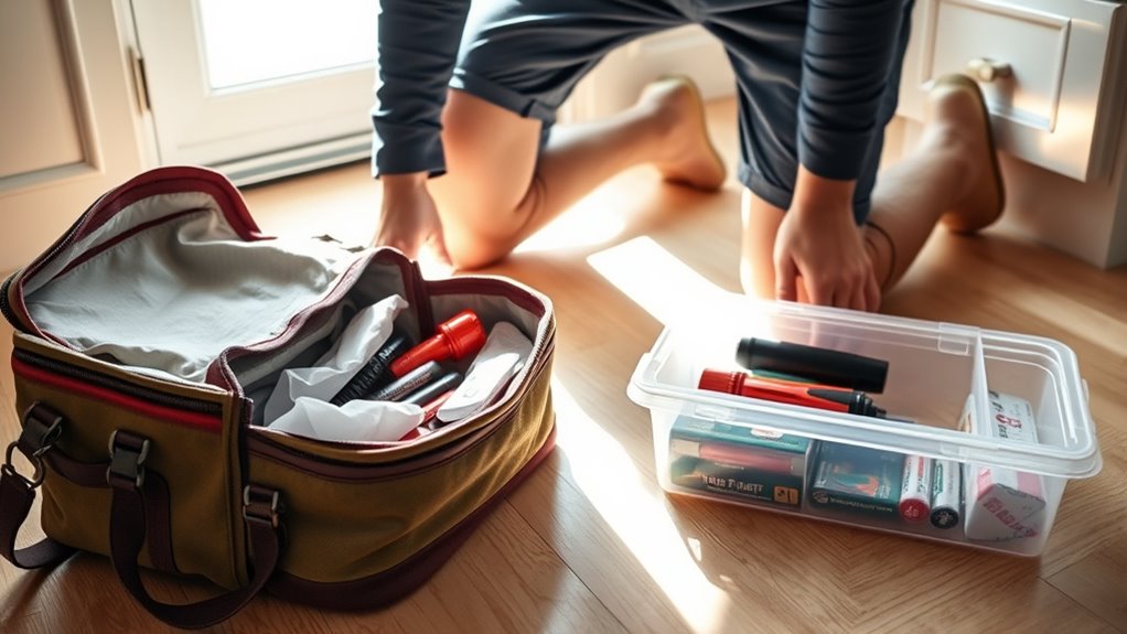check kit storage location