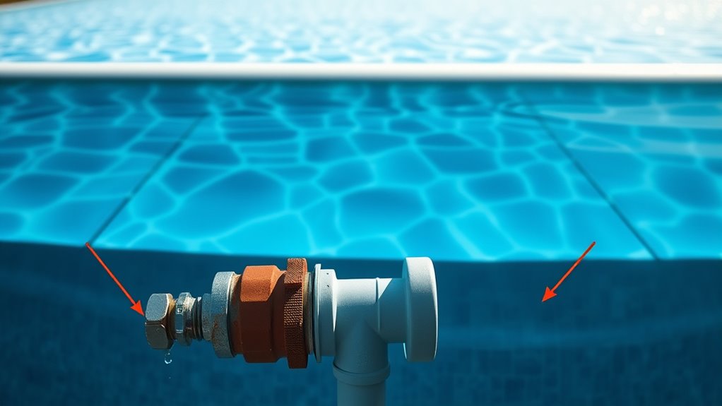 check pool connection fittings