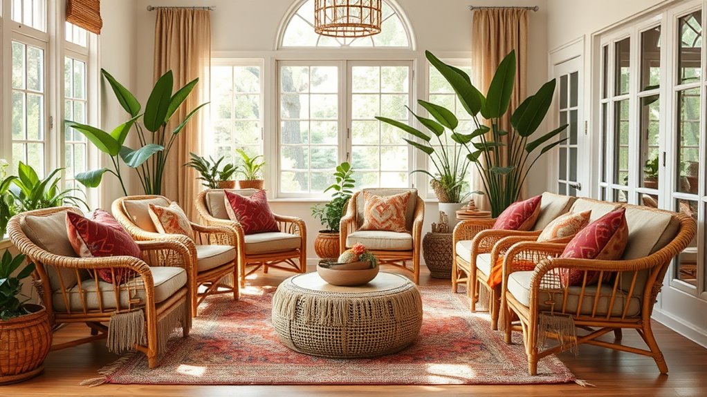 chic boho accent chairs