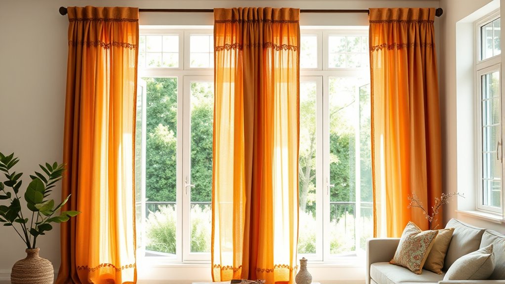 chic boho curtain choices