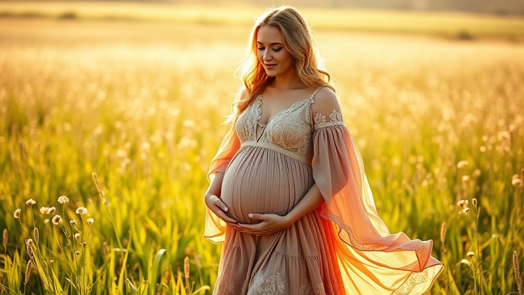 chic boho maternity styles