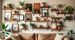 chic boho shelf ideas