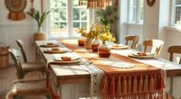 chic boho table runners