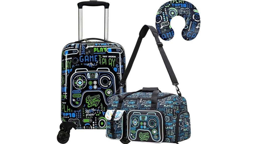 child s 3 piece spinner suitcase