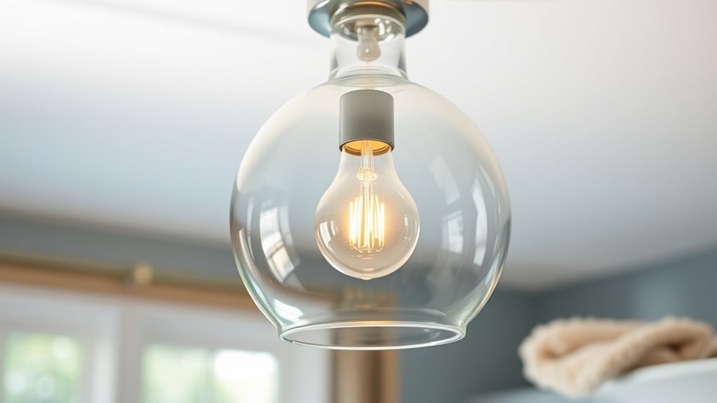 clean fixtures regularly for brightness