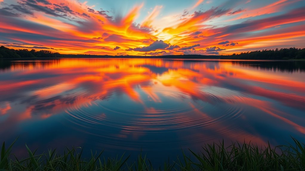 color contrast enhances tranquil harmony