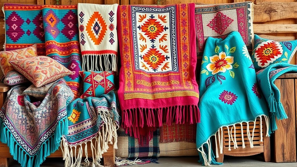 colorful cultural textiles