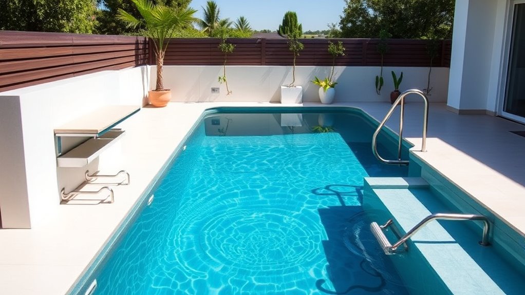 compact modular pool storage