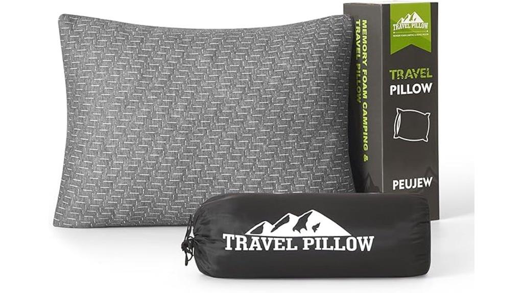 compact portable travel pillow