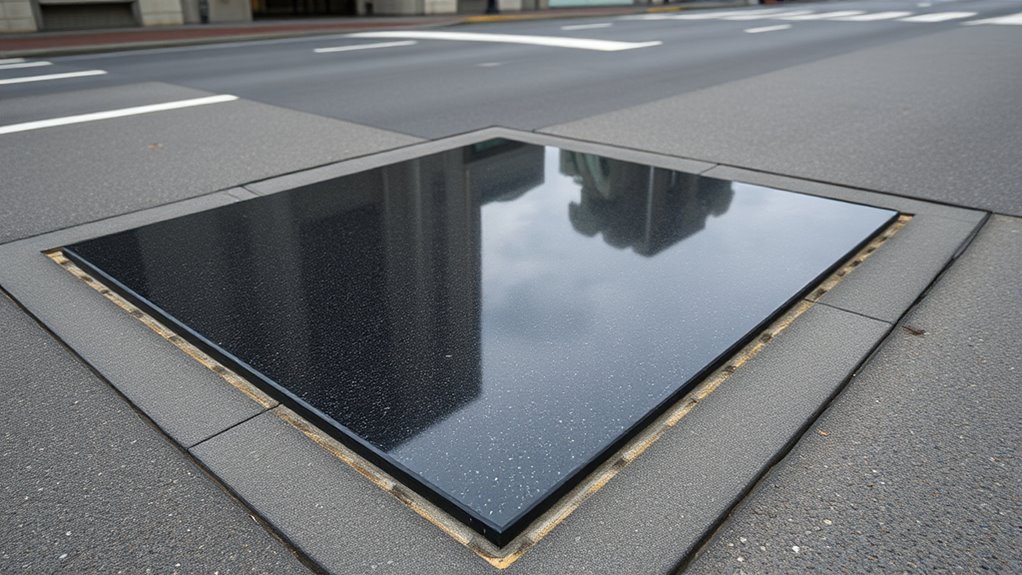 concealed trough catch basins