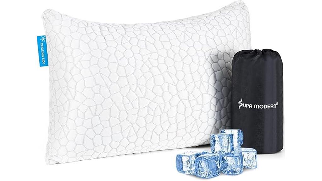 cooling shredded memory foam