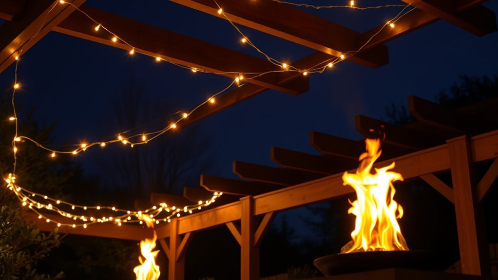 creative fire feature lighting