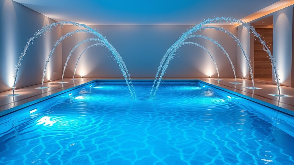 customizable water and light features