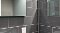 decorative tiles enhance mirrors