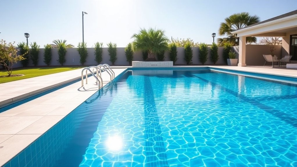 dedicated swimming workout space