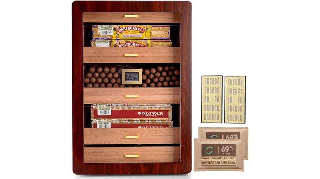 digital cigar storage cabinet