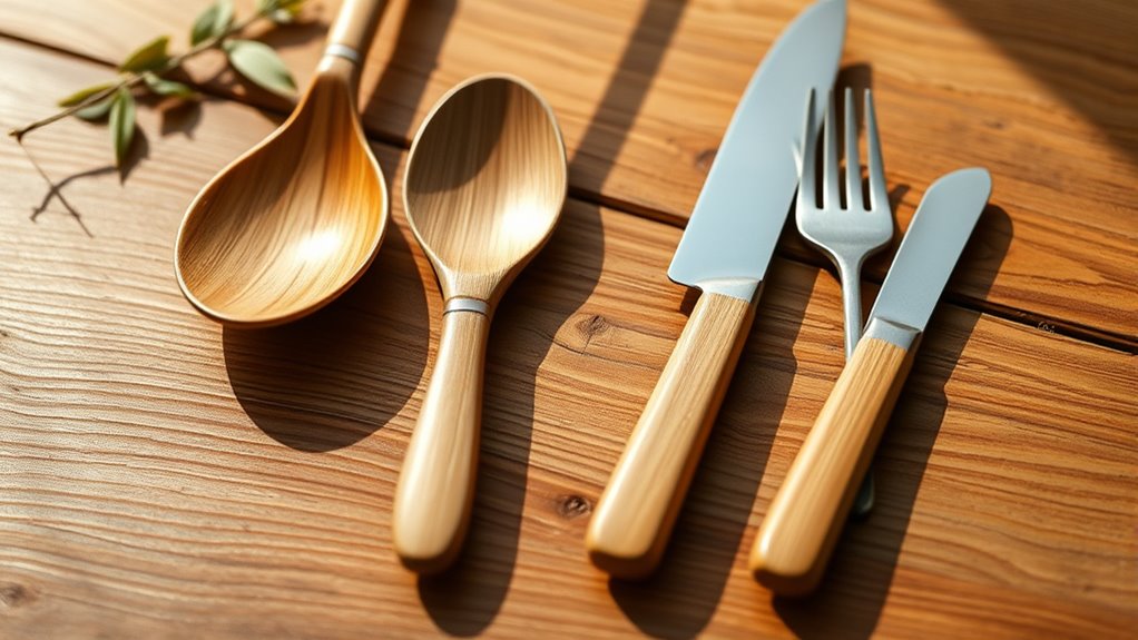 eco friendly bamboo utensil sets