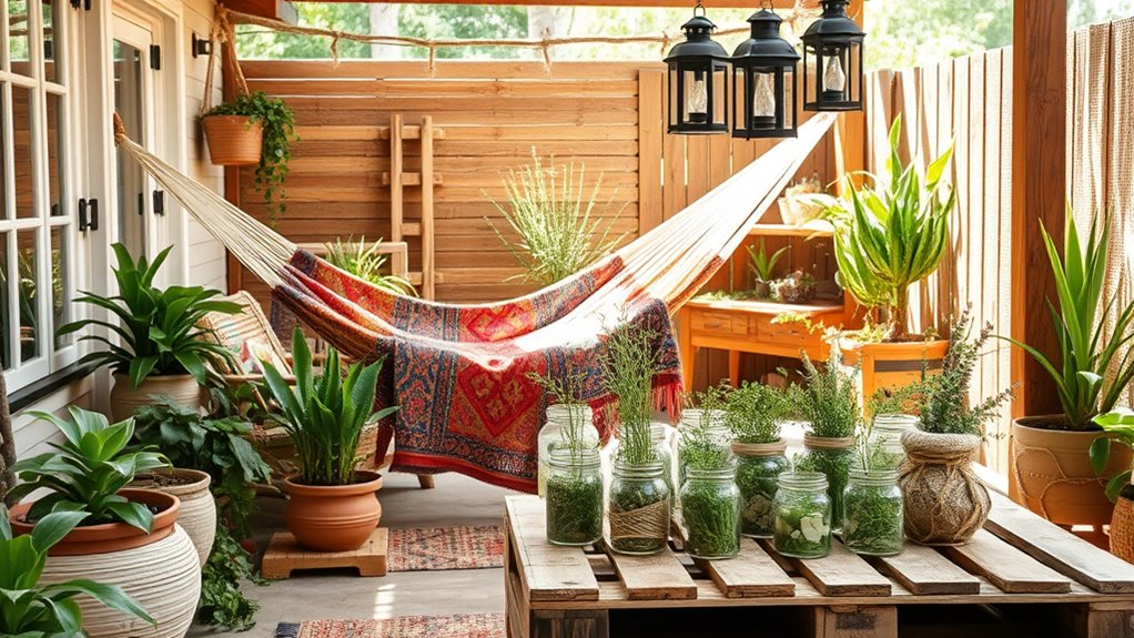 eco friendly boho living