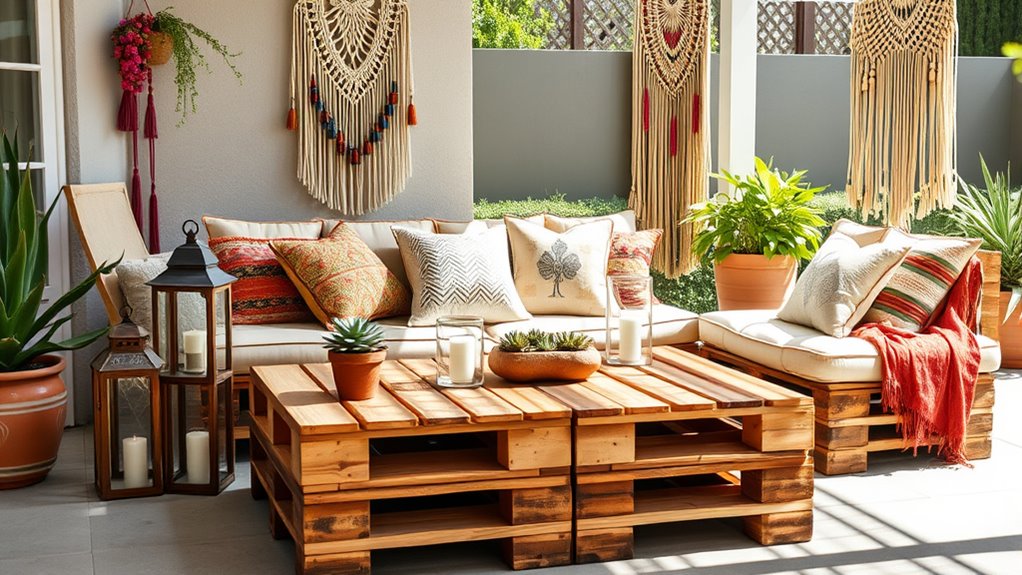 eco friendly pallet furniture transformation