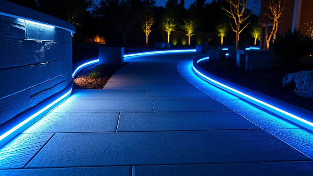 edge glow night lighting
