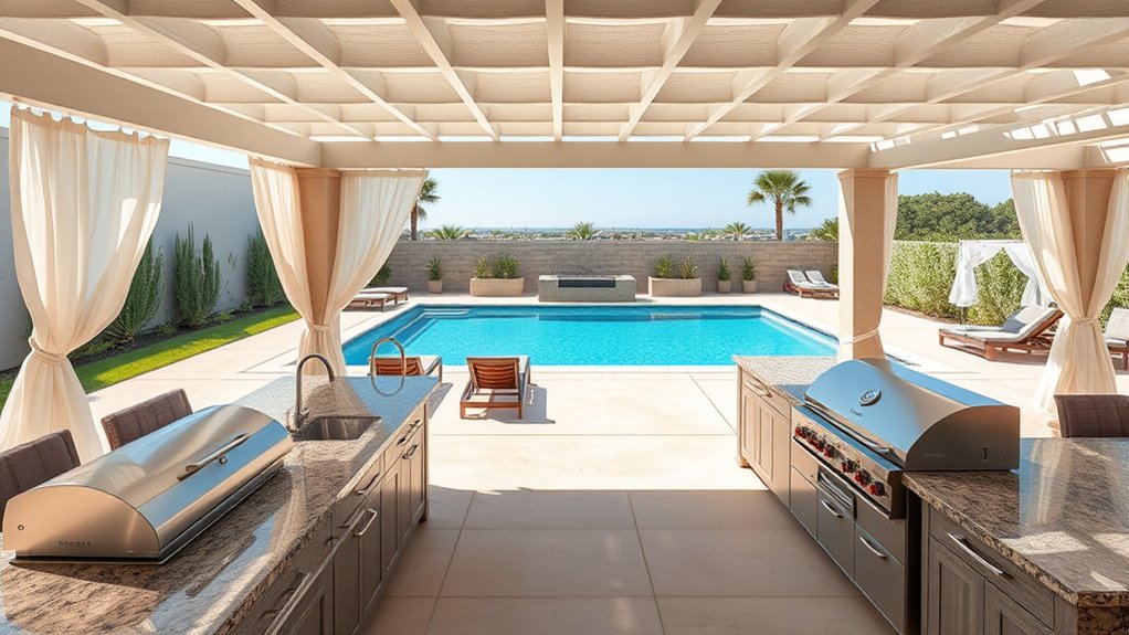 efficient water adjacent kitchen design