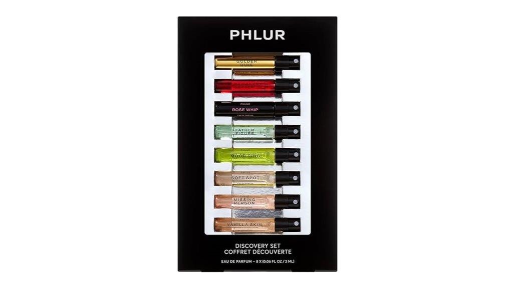 eight sample fragrance set
