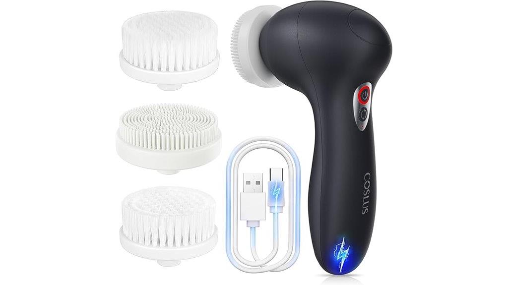 electric 3 in 1 face brush