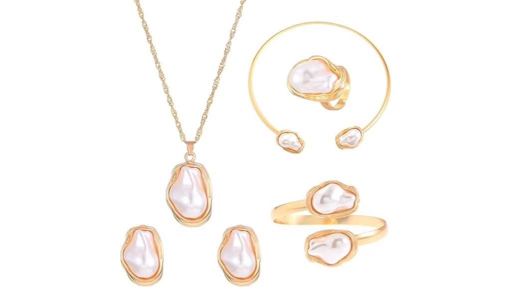 elegant baroque pearl jewelry