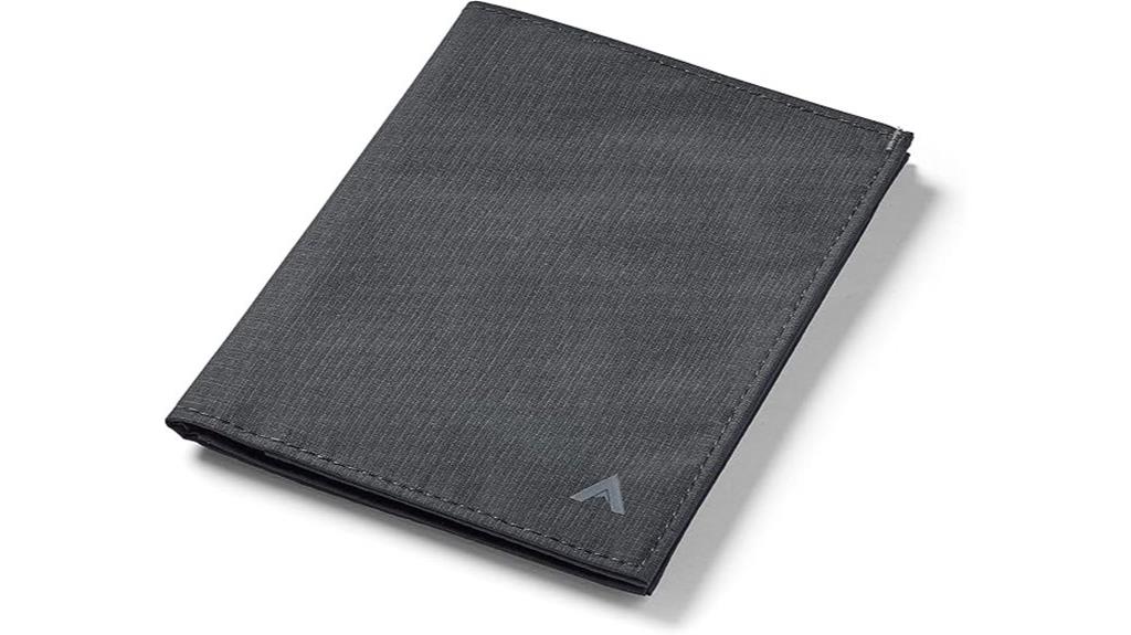 elegant black travel wallet