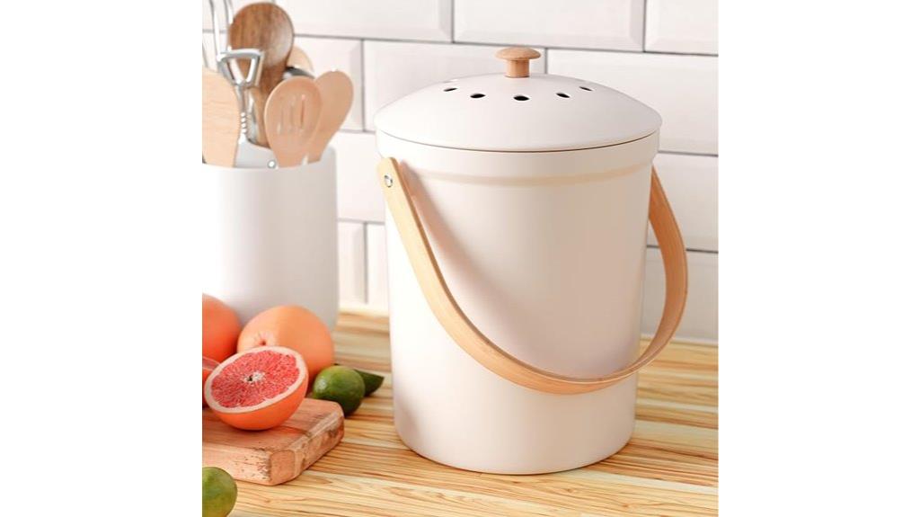 elegant odor proof compost bin