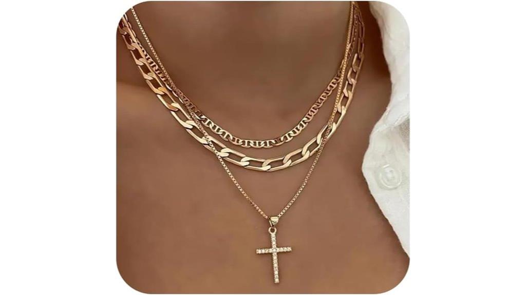 elegant women s cross necklace