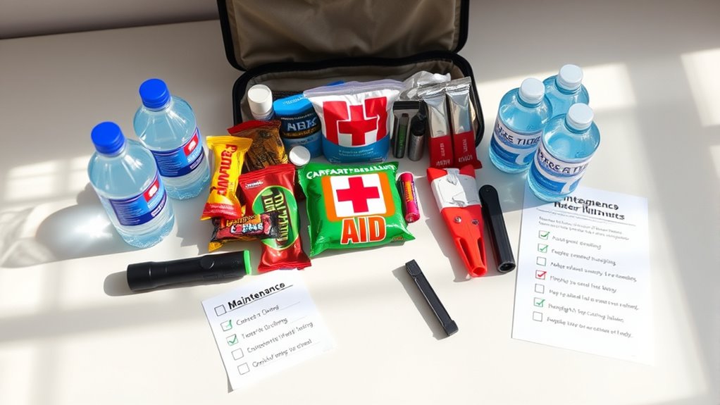 emergency kit maintenance schedule