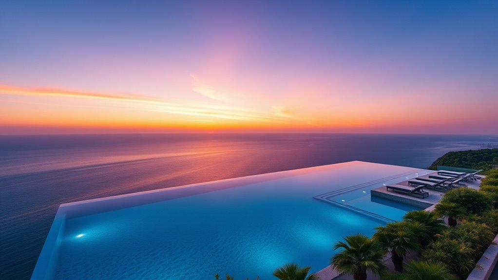 endless water horizon illusion