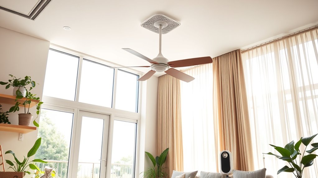 enhance airflow and purify air