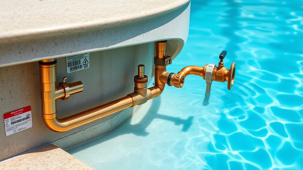 ensure proper water circulation