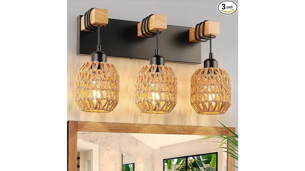 farmhouse 3 light vanity sconce