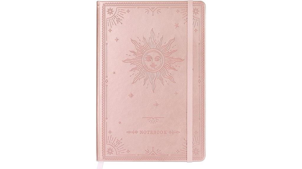 faux leather notebook journal