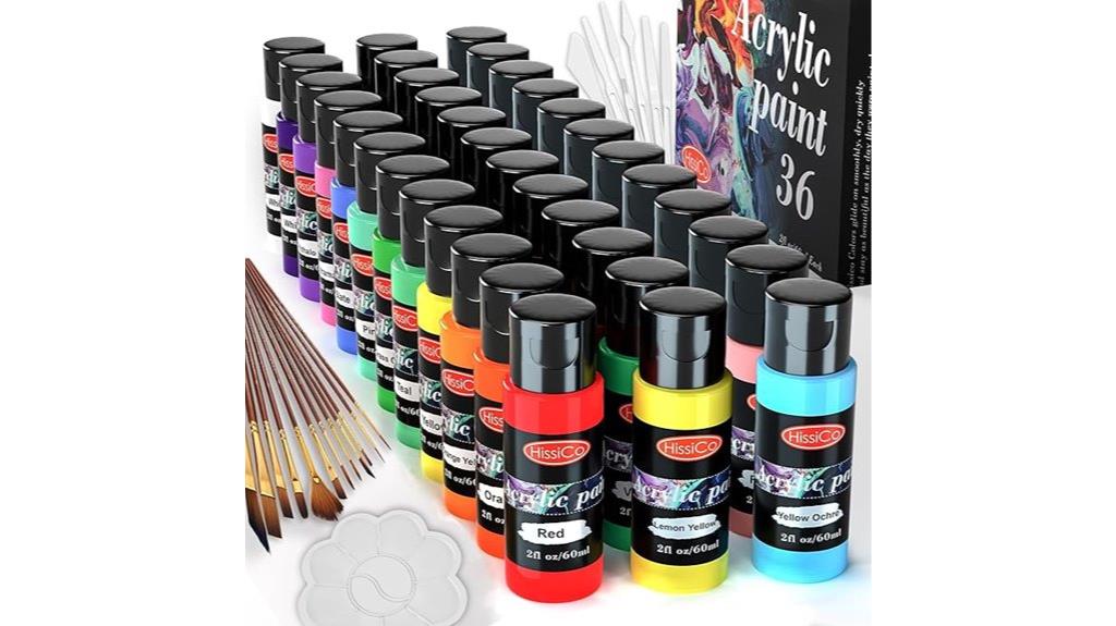 fifty five piece paint kit