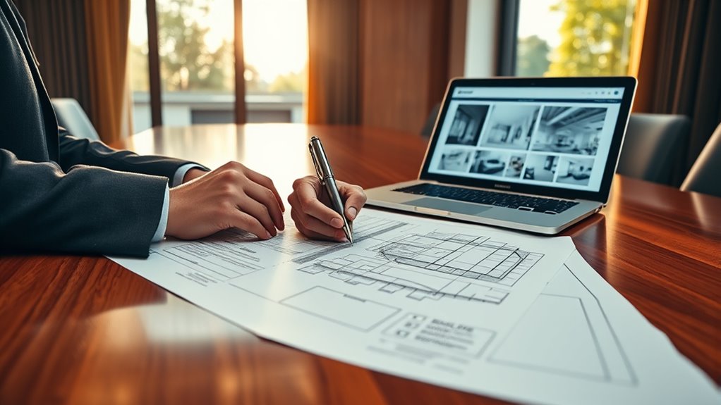 finalize design and contract