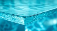 flawless water sheet edges