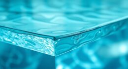 flawless water sheet edges